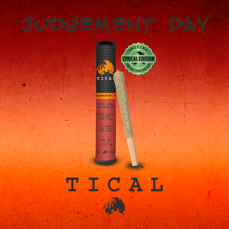 Photograph of product: TICAL Pre-Roll - Judgement Day