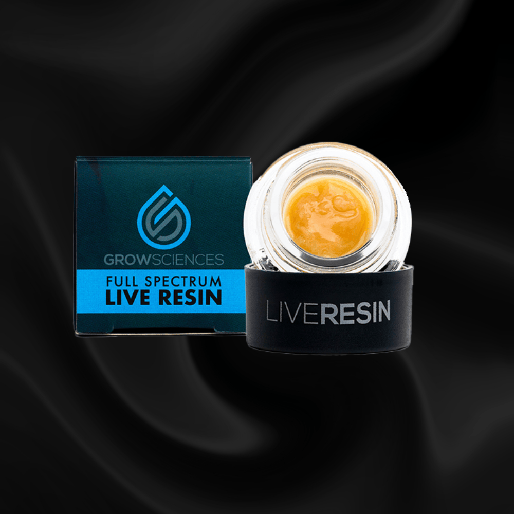 Photograph of product: GROW SCIENCES - BADDER  LIVE RESIN - 1G - PINEAPPLE FRUZ - HYBRID