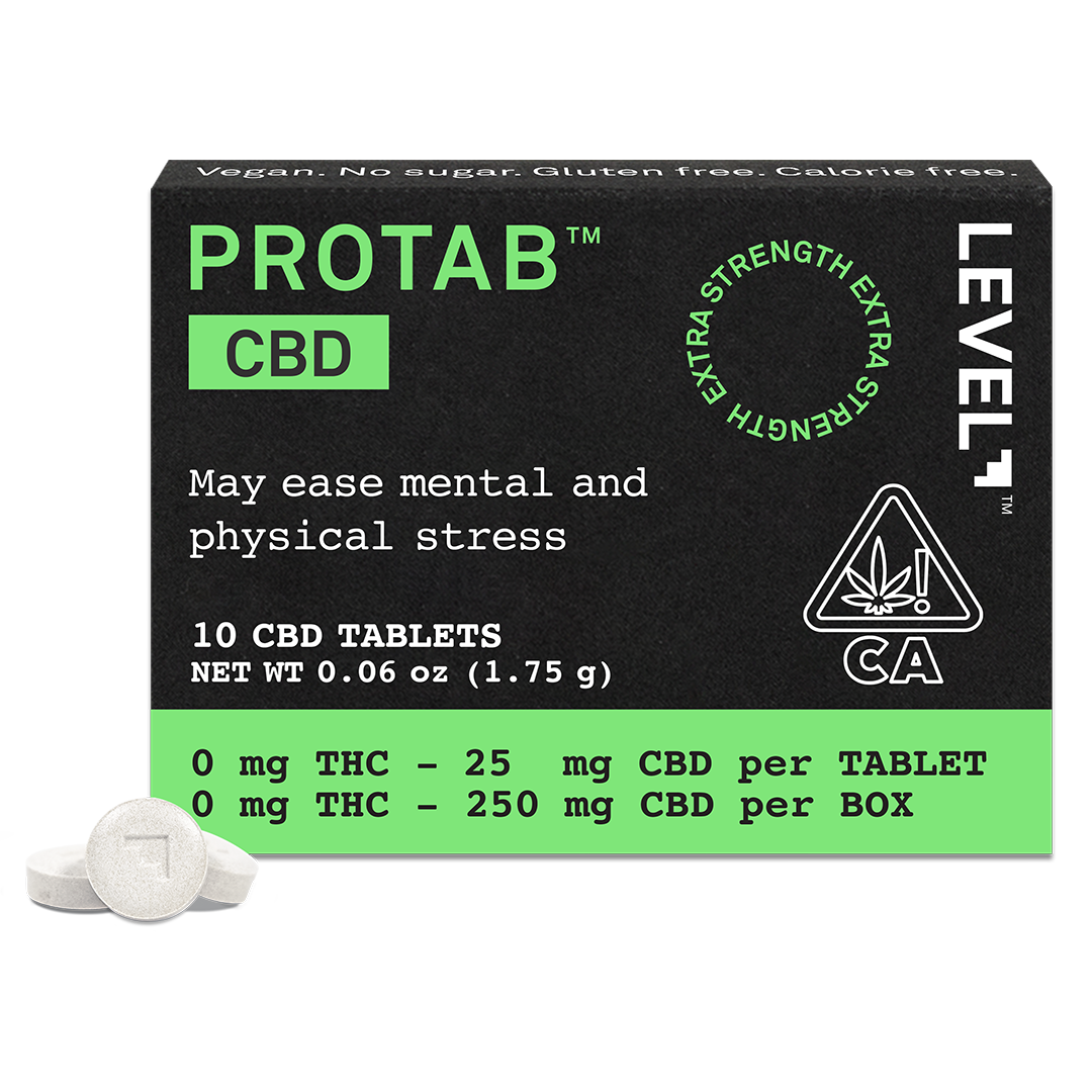 Photograph of product: Level - 250mg - 10ct Oral Tablet - CBD Protab