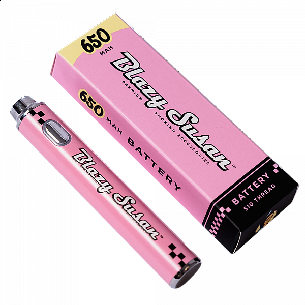 Photograph of product: Blaze Susan Pink | 510 Threaded Battery