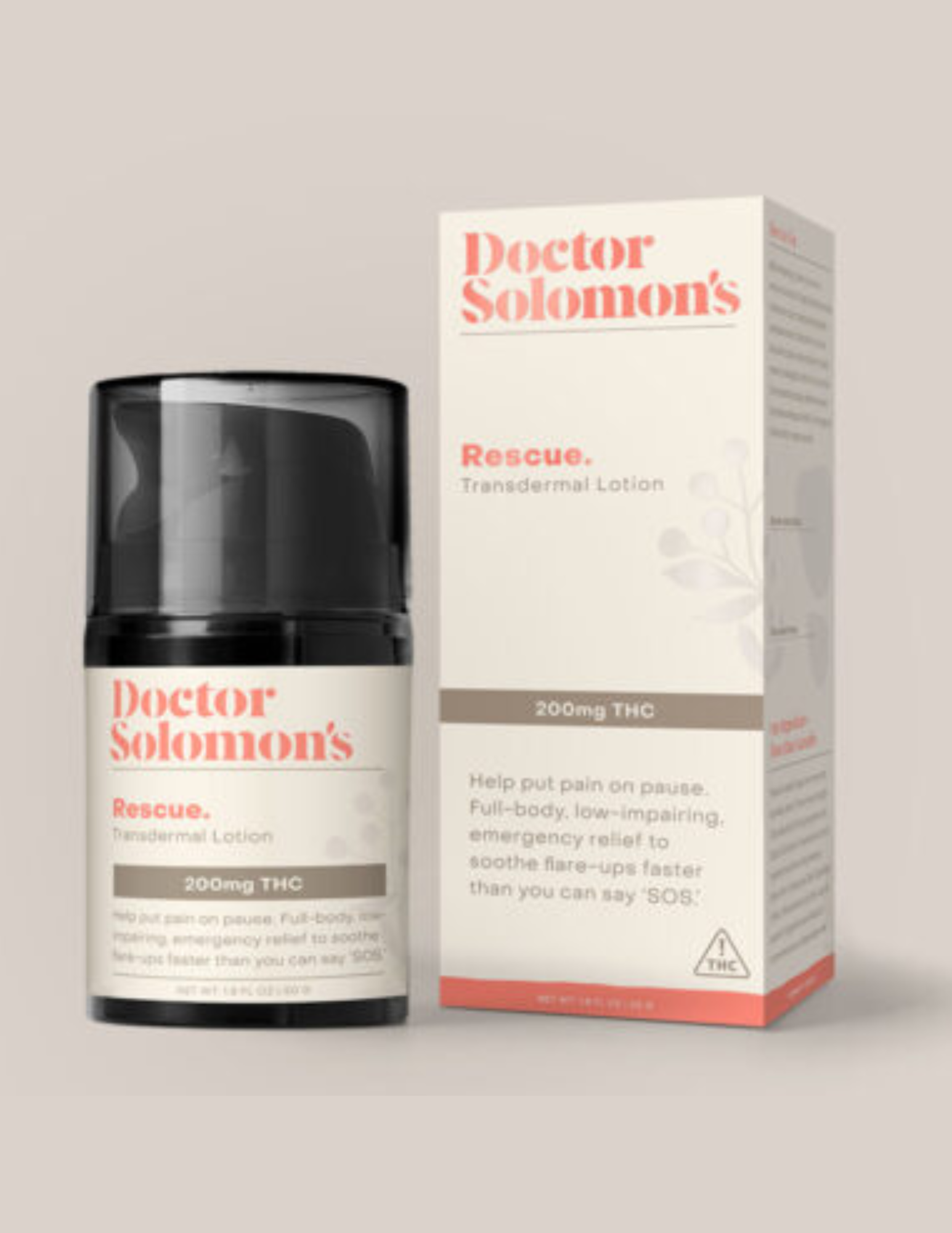 Photograph of product: Dr. Solomon's Lotion - 200 MG - Rescue (TH-oui Rich)