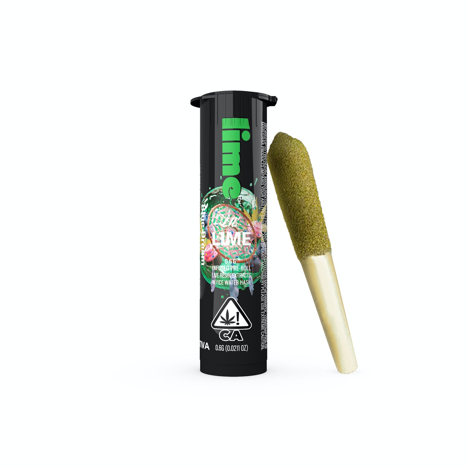 Photograph of product: 0.6g Blue Dream (Oui'd) Live Resin & au chocolat Infused TH-oui:44% $8