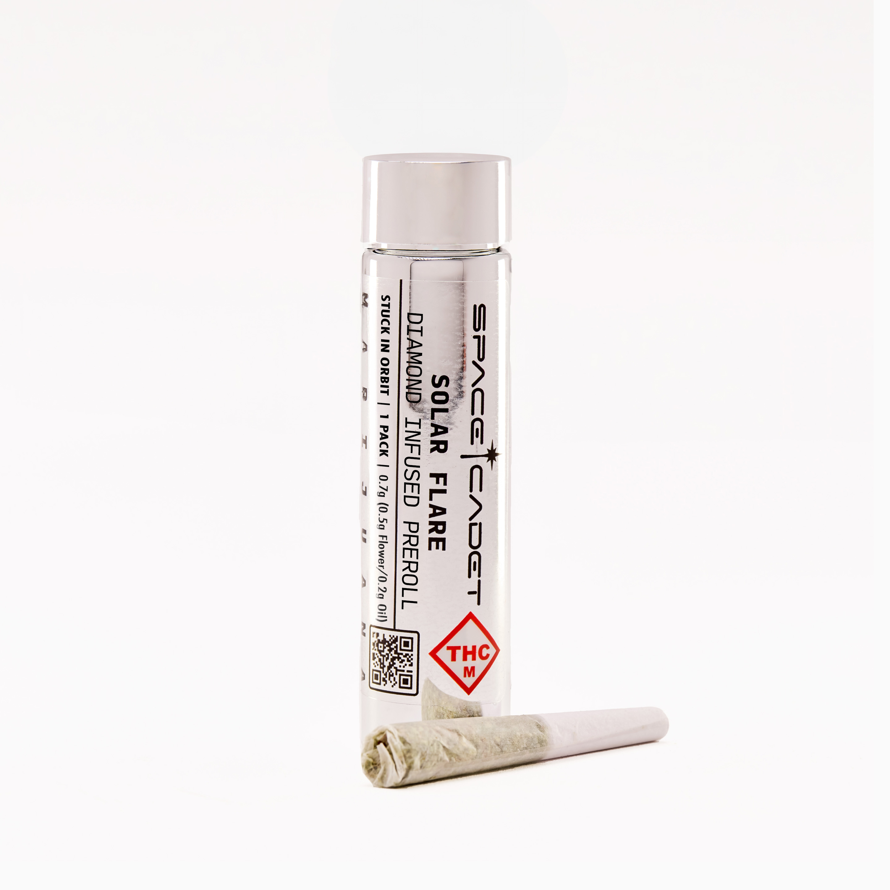 Photograph of product: Stuck in Orbit | Solar Flare | Diamond Infused Pre-Roll (1ct)