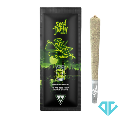 Photograph of product: Seed Junky Sour Shotz Pre-Roll 1g