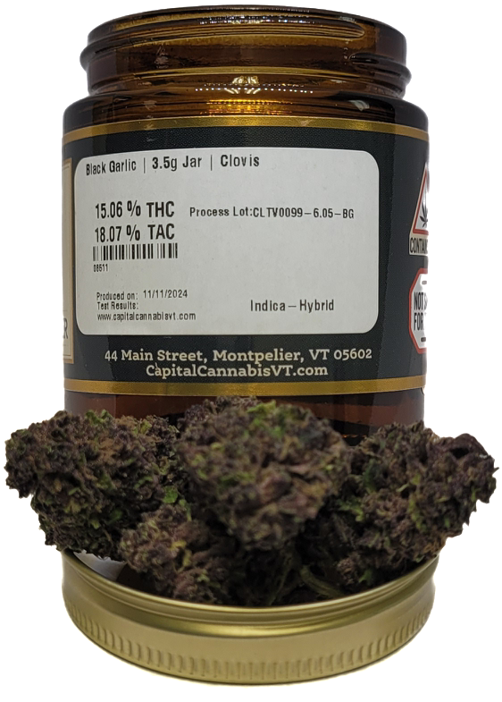 Photograph of product: Black Garlic Jar | Clovis - 3.5g