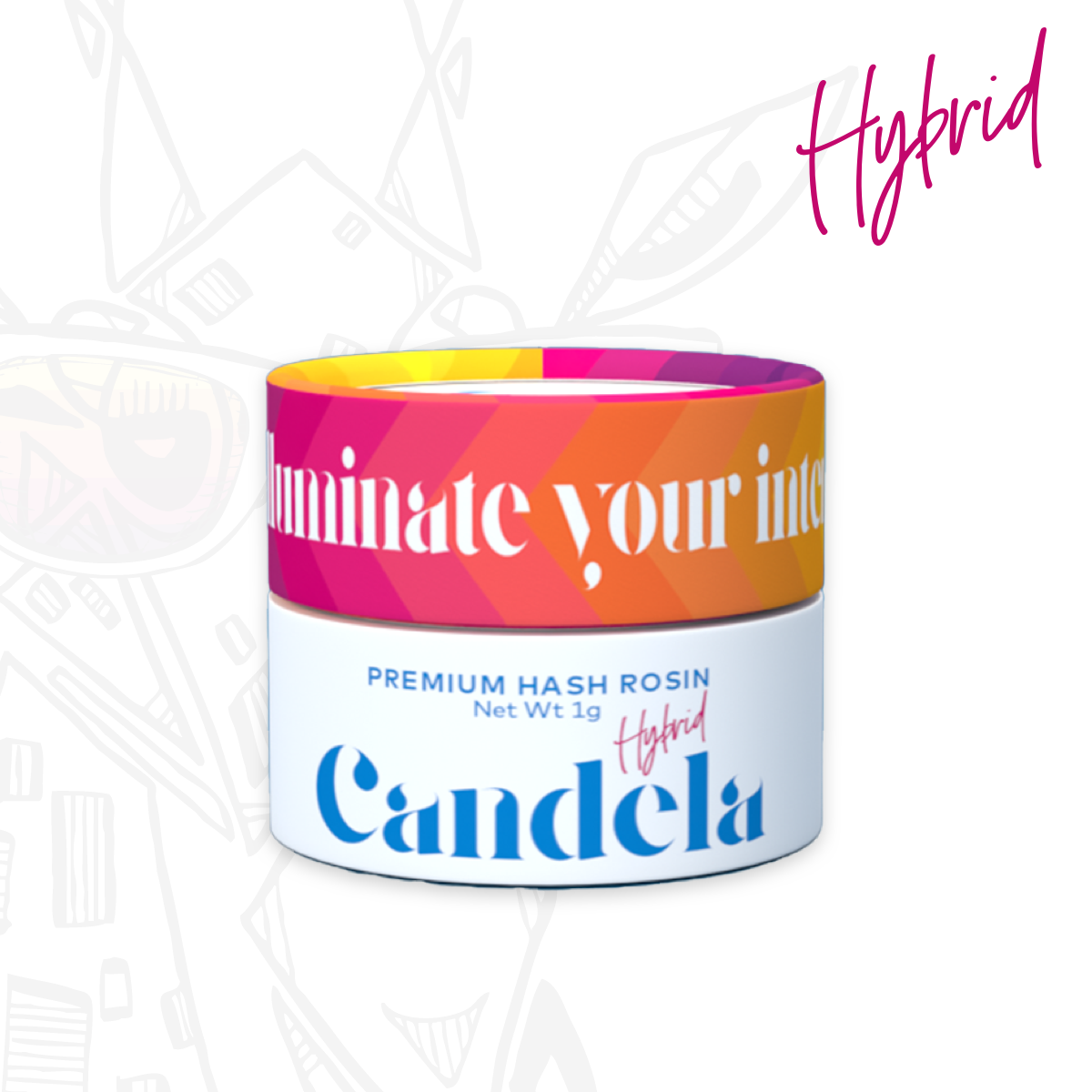 Photograph of product: CANDELA | TRUFFLE CAKE | HYBRID | LIVE ROSIN | 1G | REC