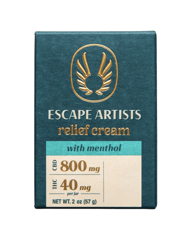 Photograph of product: Escape Artists | Menthol 800mg 1:20 TH-oui:CBD