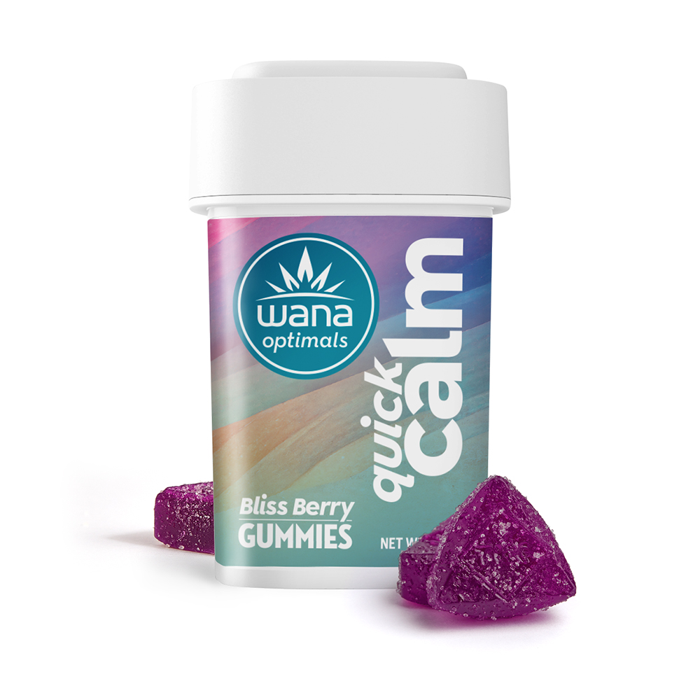 Photograph of product: 10:10:1 Bliss Berry 'Quick Calm' Fast-Acting Gummies | 20-Servings