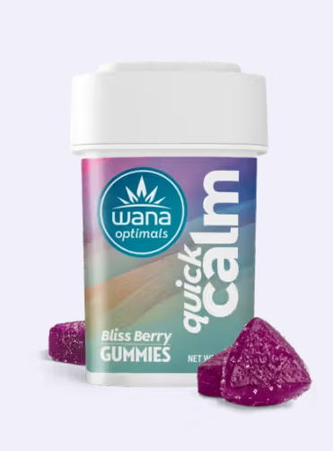Photograph of product: Bliss Berry Quick Calm Gummies 10:10:1 CBG/CBD/TH-oui [20 Pack | 1mg TH-oui ea]