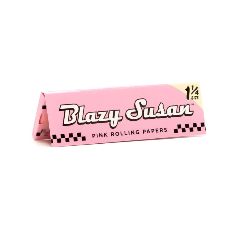 Photograph of product: Blazy Susan Rolling Papers - 1 1/4'" Pink