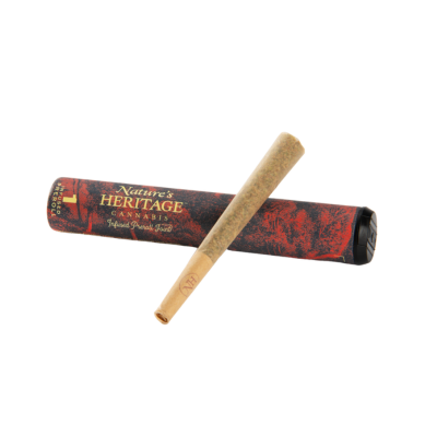 Photograph of product: Lemon Cherry Gelato - Infused w/ Bubble au chocolat Preroll 1g