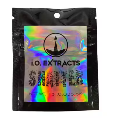 Photograph of product: iO Extracts Shatter 1g - Pure Michigan x Durban Nights