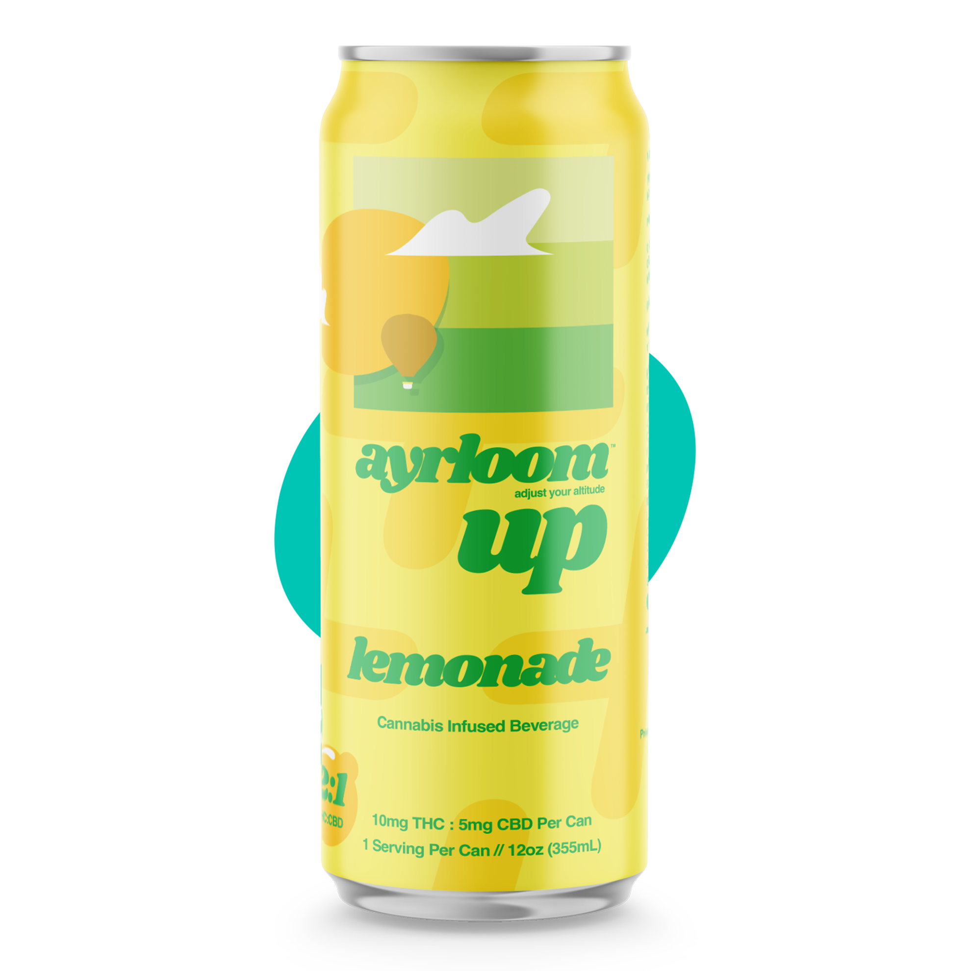 Photograph of product: Ayrloom - "UP" Lemonade Oui'd Infused Beverage 10mg