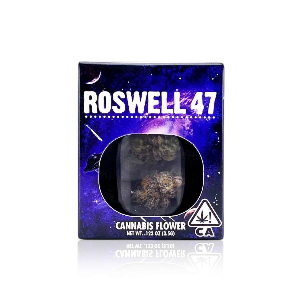 Photograph of product: DECIBEL GARDENS - Flower - Roswell 47 - 3.5G