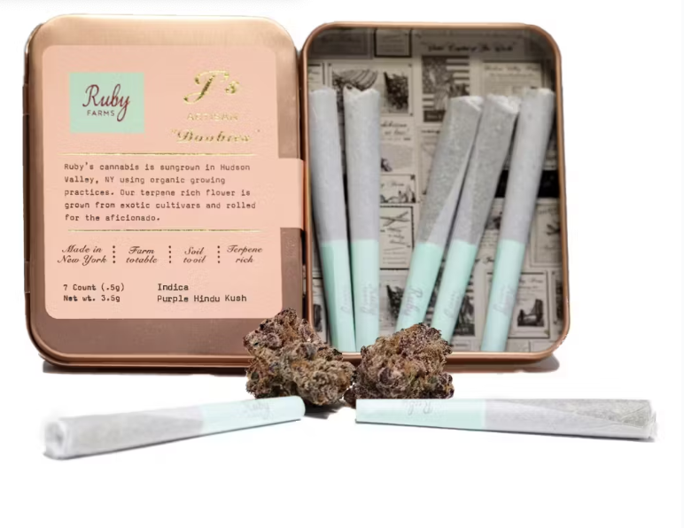 Photograph of product: Purple Hindu Kush - 7pck 3.5g Pre-rolls