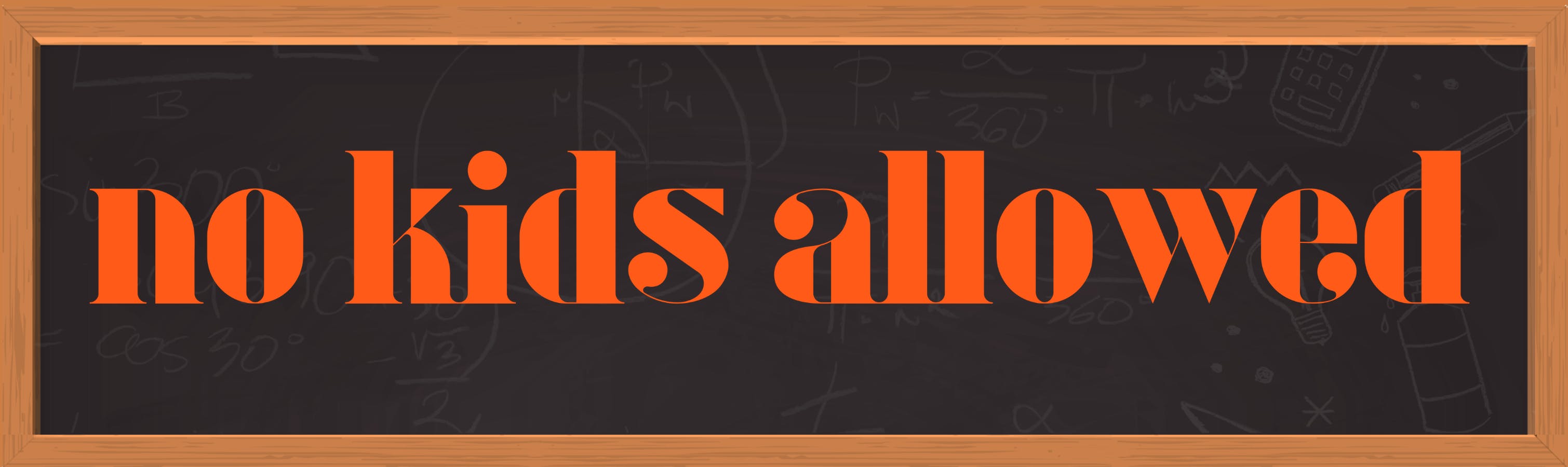 Logo for cardStoreLogo: No Kids Allowed DC Weed Dispensary