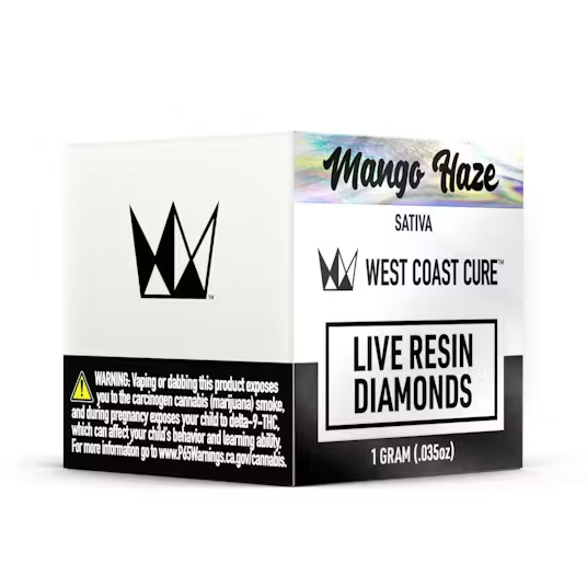 Photograph of product: WCC Mango Haze Live Resin Diamonds (S) 1g