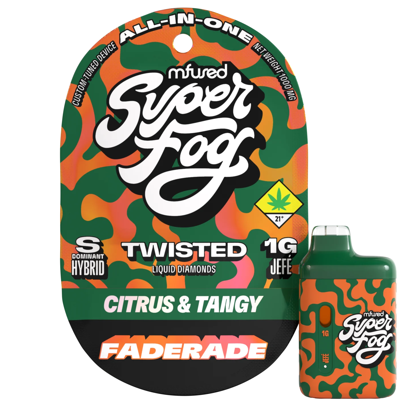 Photograph of product: Faderade Liquid Diamonds Disposable Jef Vape