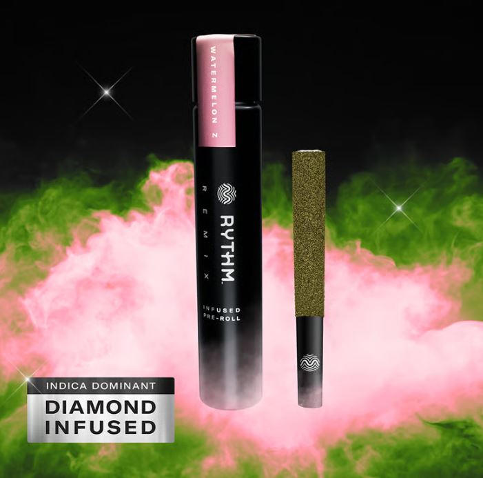 Photograph of product: Rythm Remix - Watermelon Z Infused Pre-Roll (1g)