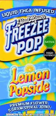 Photograph of product: Freezee Pop - Lemon Popsicle (S) TH-ouiA Infused Joint
