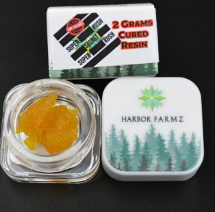 Photograph of product: Super Secret Kush Cured Resin