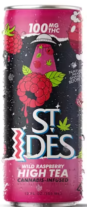 Photograph of product: Wild Raspberry - 100MG Tea 12OZ