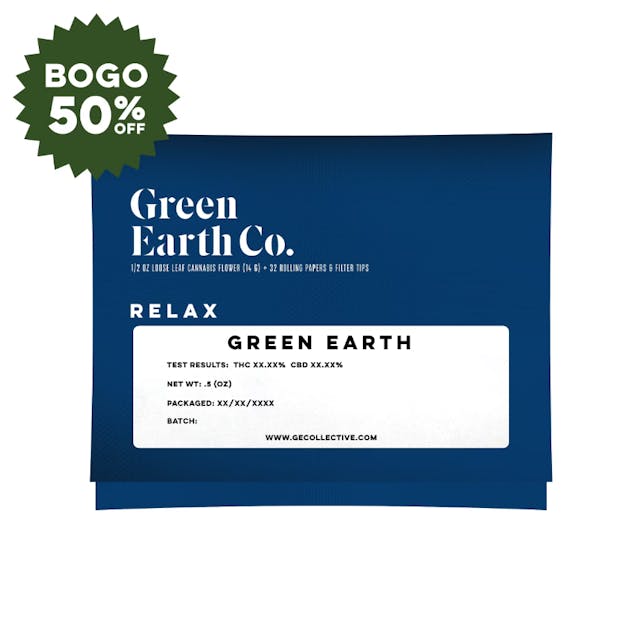 Photograph of product: Green Earth Co. | Viper Crumble Loose Leaf Pouch w/ Papers - 14g - 