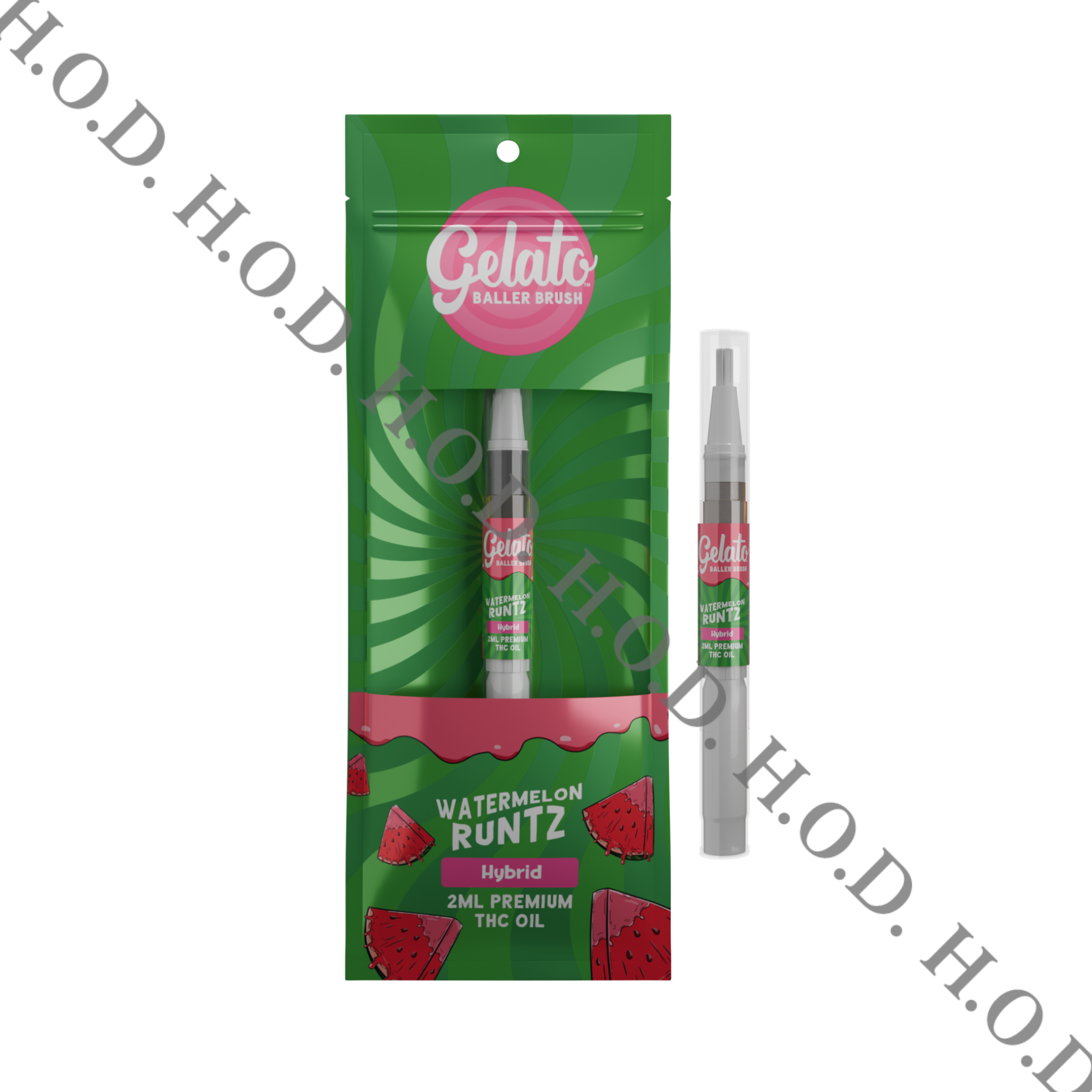 Photograph of product: Gelato Watermelon Runtz Baller Brush 2g
