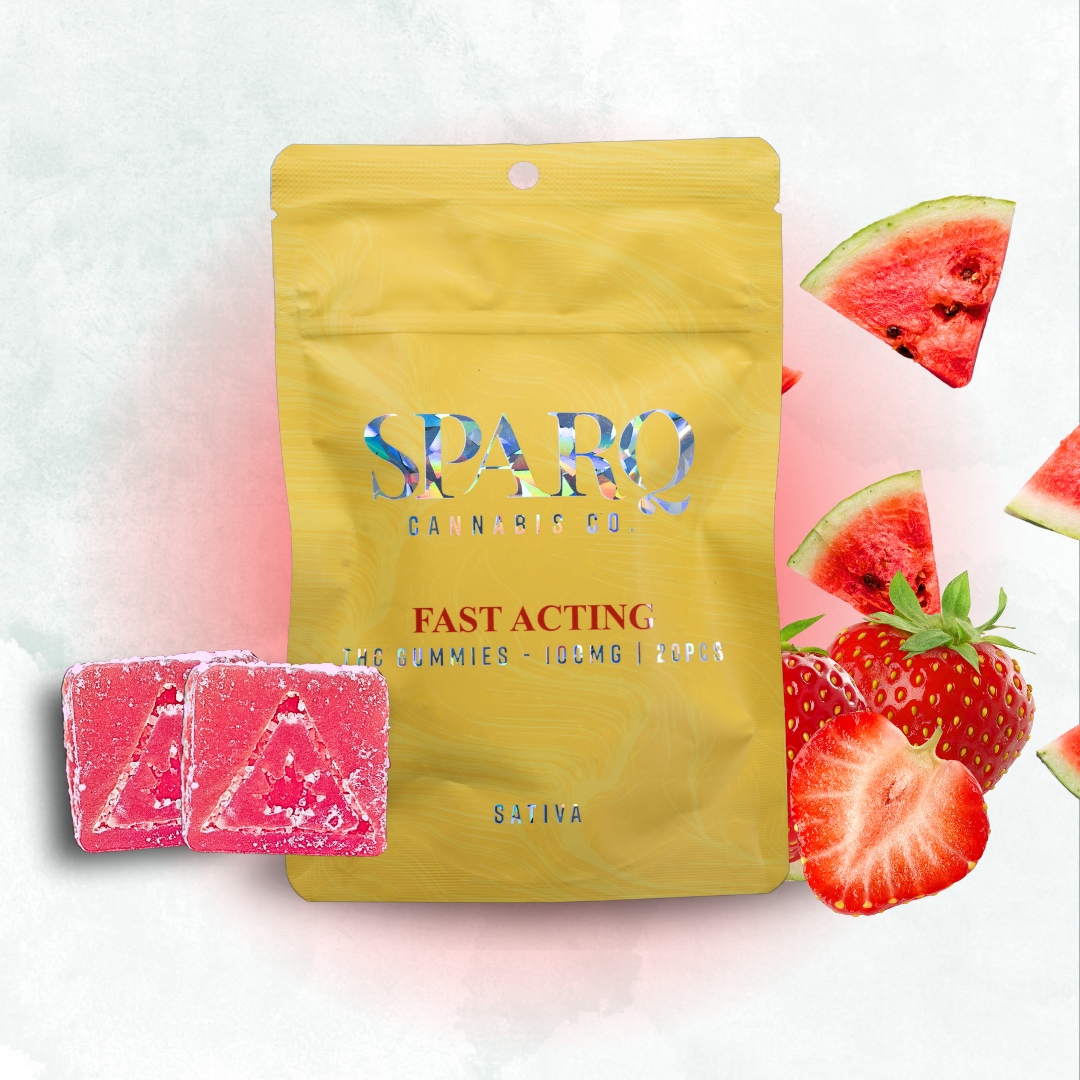 Photograph of product: Fast-Acting Melonberry Gummies
