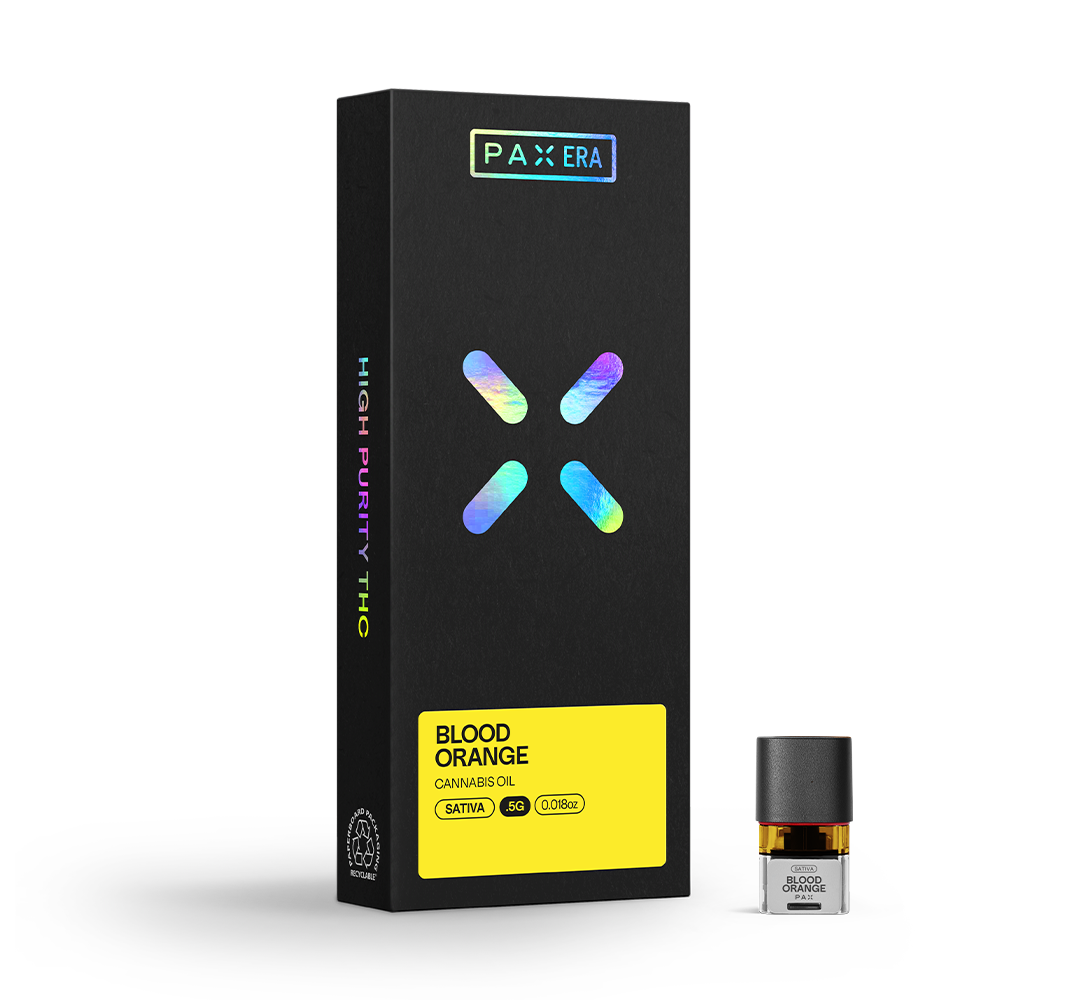 Photograph of product: PAX High Purity TH-oui | Blood Orange | 0.5g Pod