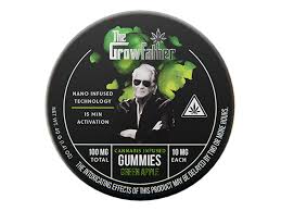 Photograph of product: The Growfather | Green Apple | Gummies | 10pk/100mg