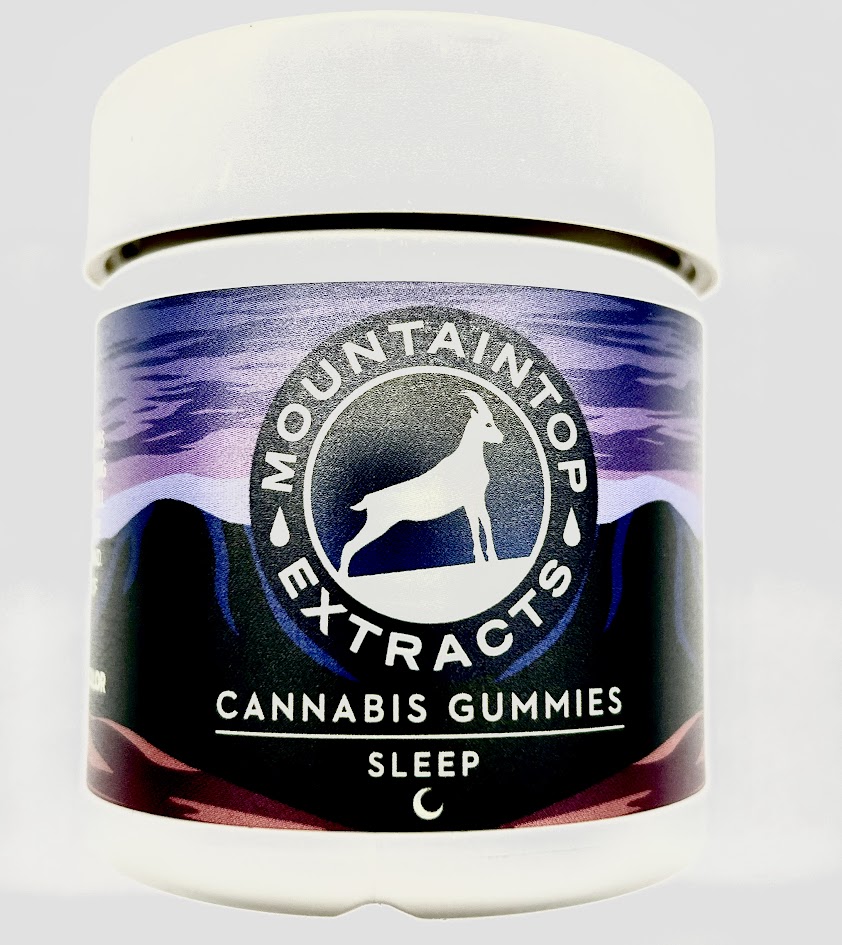 Photograph of product: Valerian Cherry Sleep Gummies (100MG) TH-oui:CBN:CBD