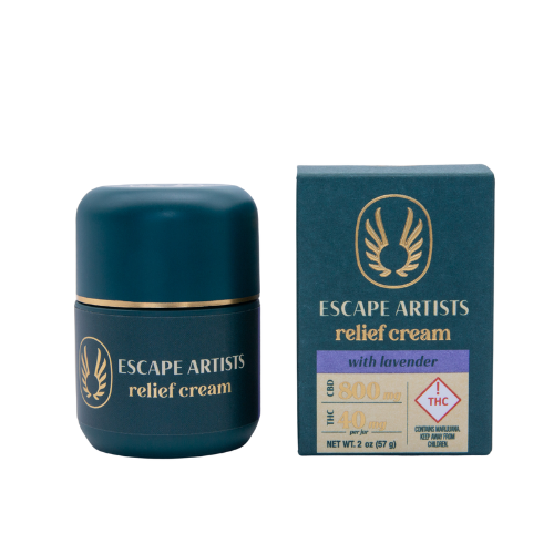 Photograph of product: Escape Artist - Topicals - Lavender - 800mgCBD/100mgCBG/100mgTH-oui (H)