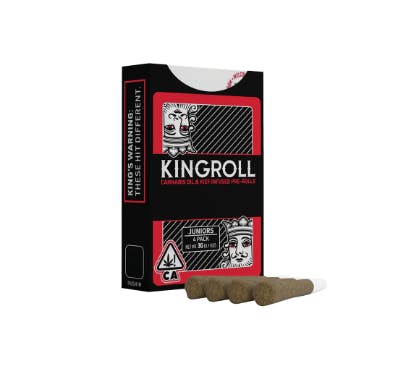 Photograph of product: Juniors OG Kush x Northern Lights | 4pk Infused Prerolls - 