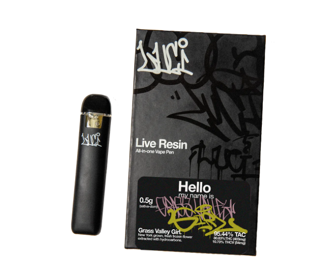 Photograph of product: Luci | Grass Valley Girl | Live Resin AIO | 0.5g