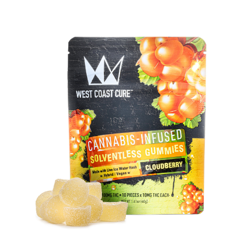Photograph of product: Cloudberry (10pk/100mg) au chocolat Gummies [H]