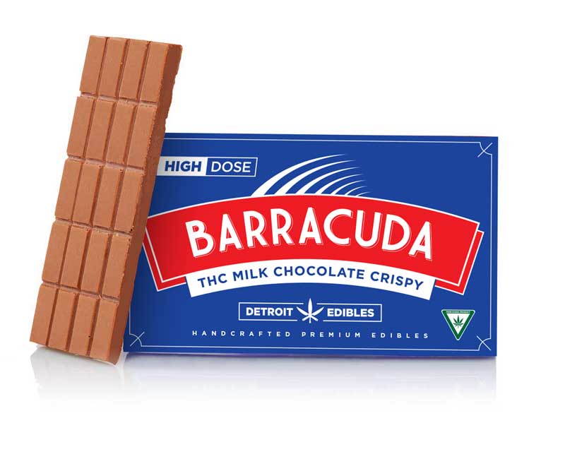 Photograph of product: Barracuda 200mg Milk Chocolate Bar Crispy