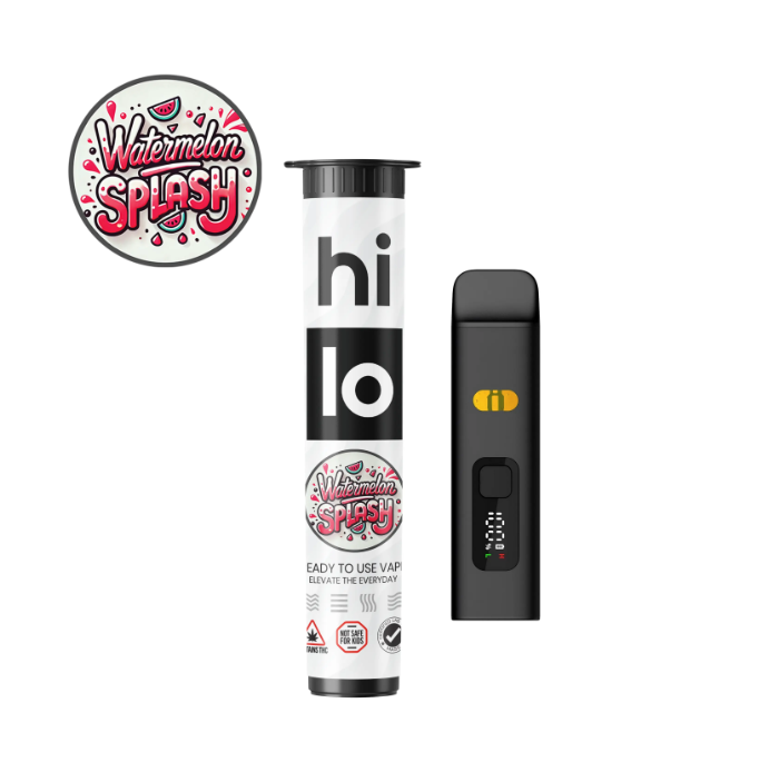 Photograph of product: Watermelon Splash | 1.5g | Distillate | All in One | HiLo