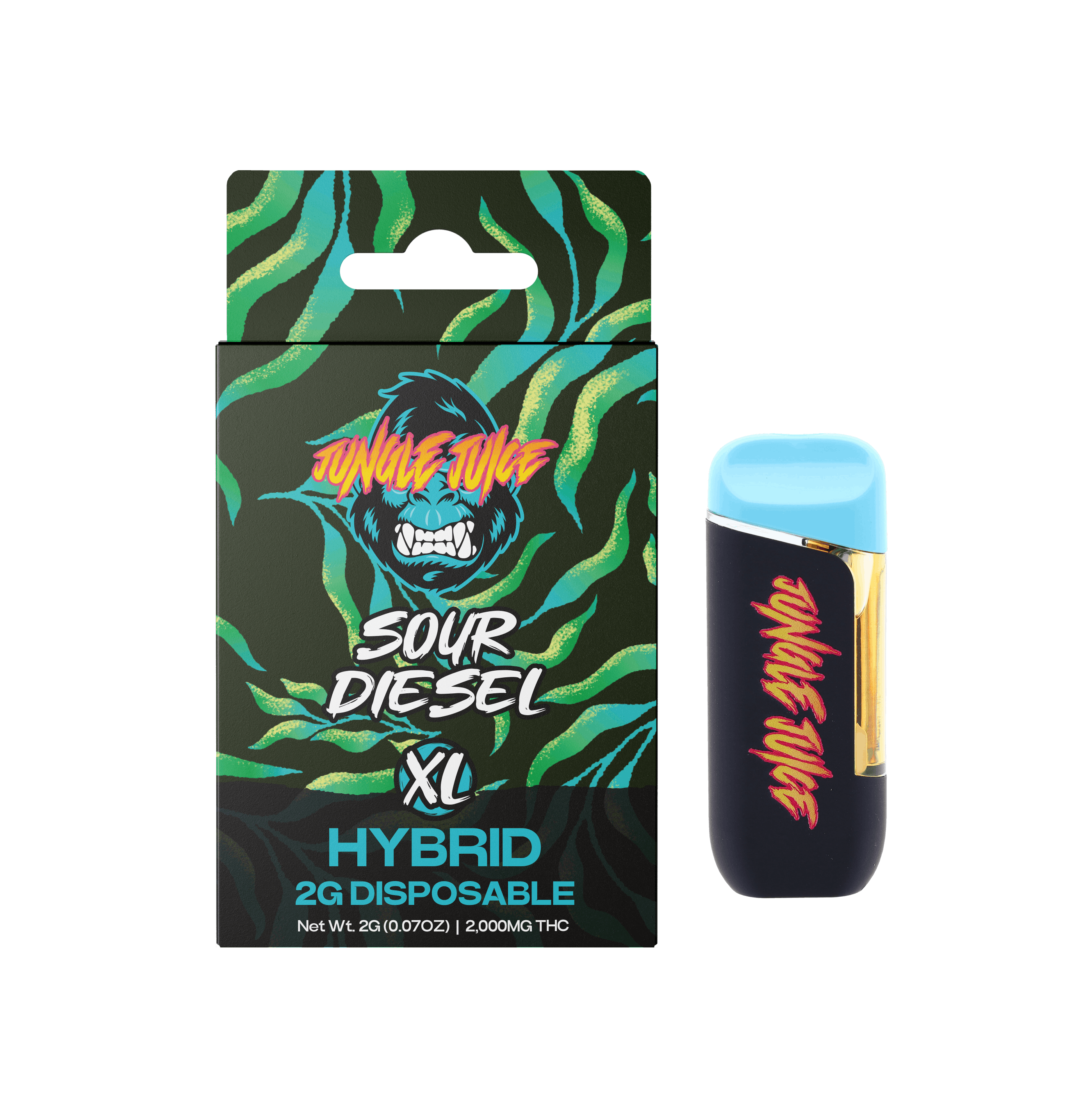 Photograph of product: AU Jungle Juice: Sour Diesel (H) Disposable