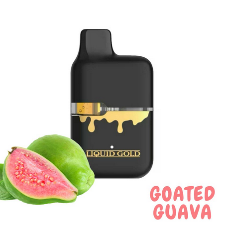 Photograph of product: Disposable Live Resin Distillate Blend Vape - Goated Guava - 1g