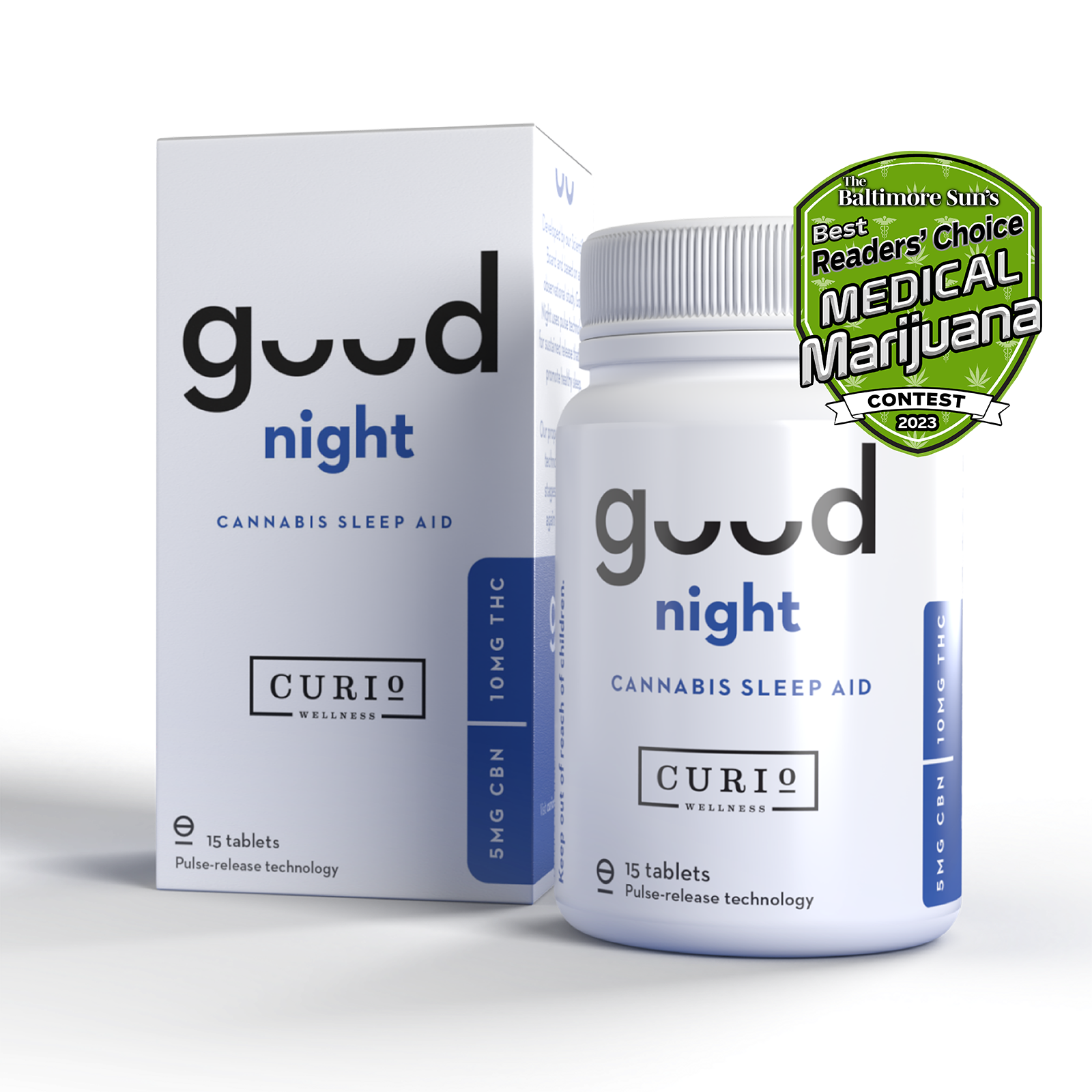Photograph of product: Curio - Good Night Sleep Tablets 10pk