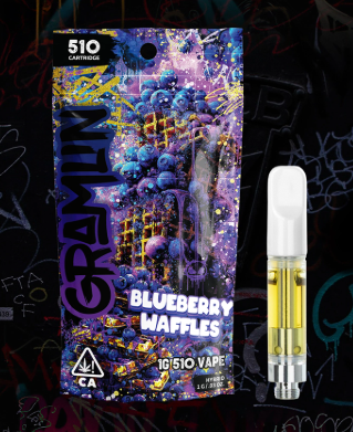 Photograph of product: BLUEBERRY WAFFLES 1G CARTRIDGE