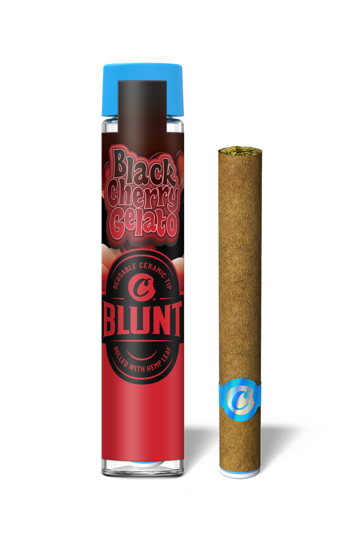 Photograph of product: Cookies | Black Cherry Gelato | Hemp Blunt | 2G |