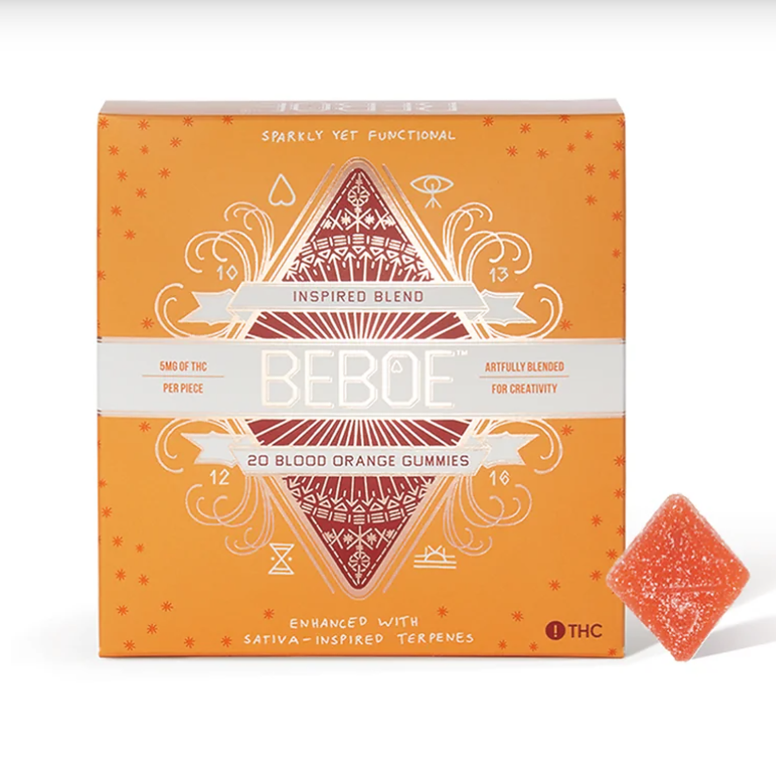 Photograph of product: Beboe Inspired Blood Orange Gummies 20Pk - Oui'd
