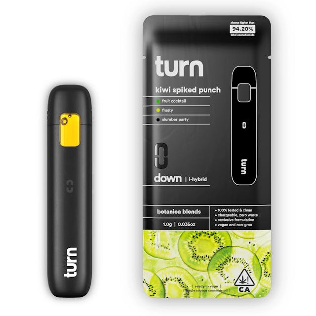 Photograph of product: Kiwi Spiked Punch (I/H) 1g AIO - Kiwi Spiked Punch (I/H)