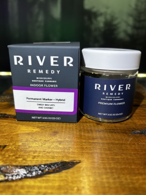 Photograph of product: Permanent Marker I Preroll I River Remedy - 1g
