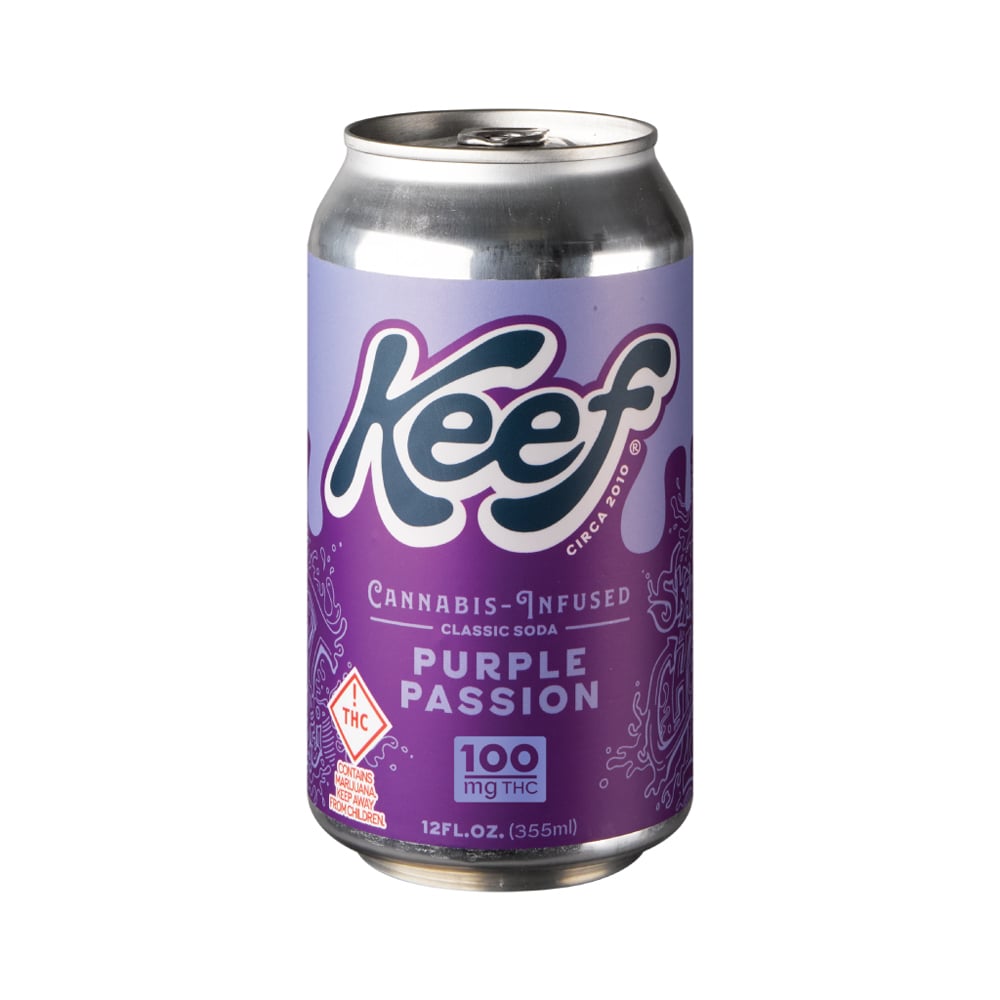 Photograph of Product: Keef - 100mg Purple Passion Soda