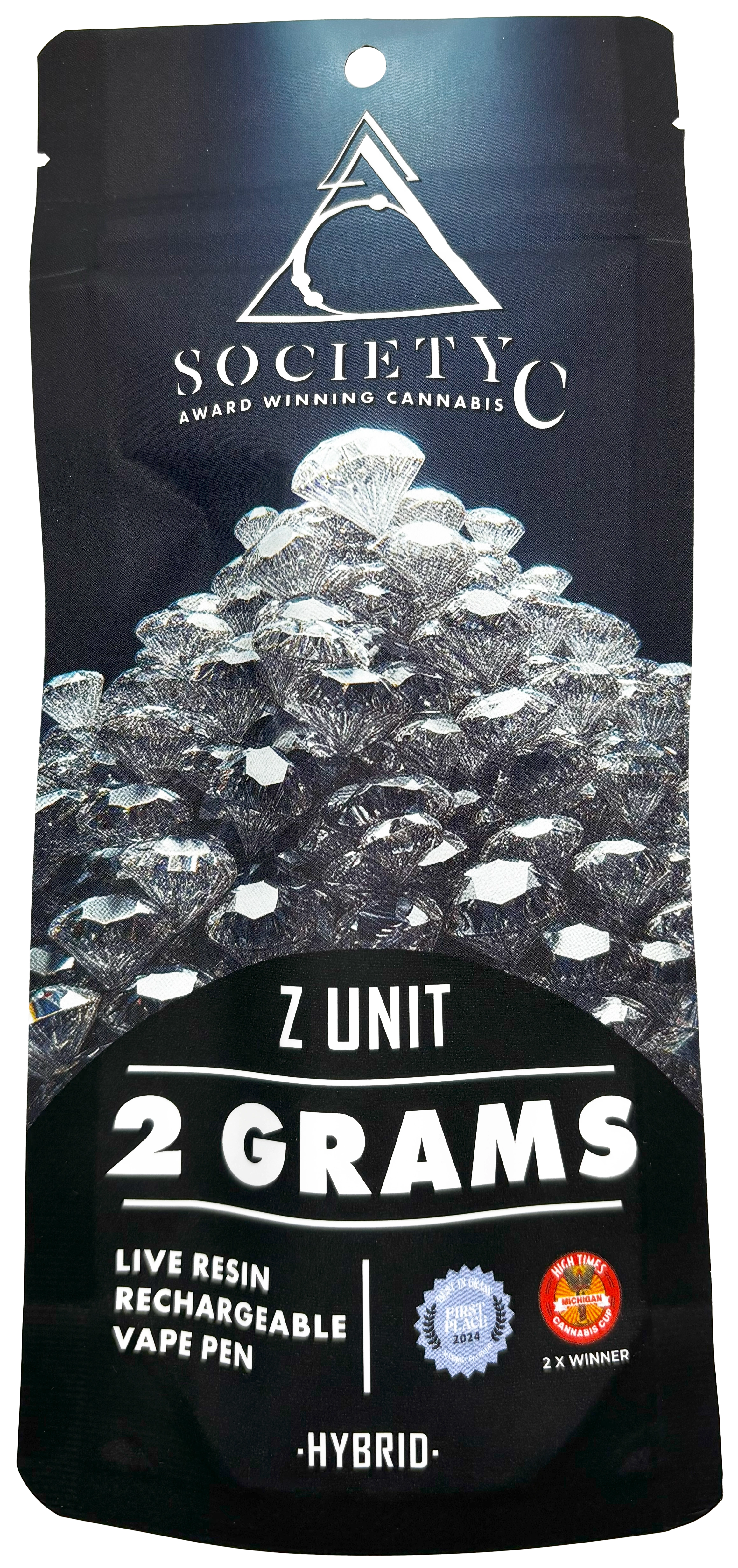 Photograph of product: Society C | Z Unit | Disposable Live Resin Vaporizer