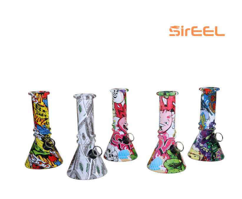 Photograph of product: 6" Image Transfer Bong w/ Flower Bowl