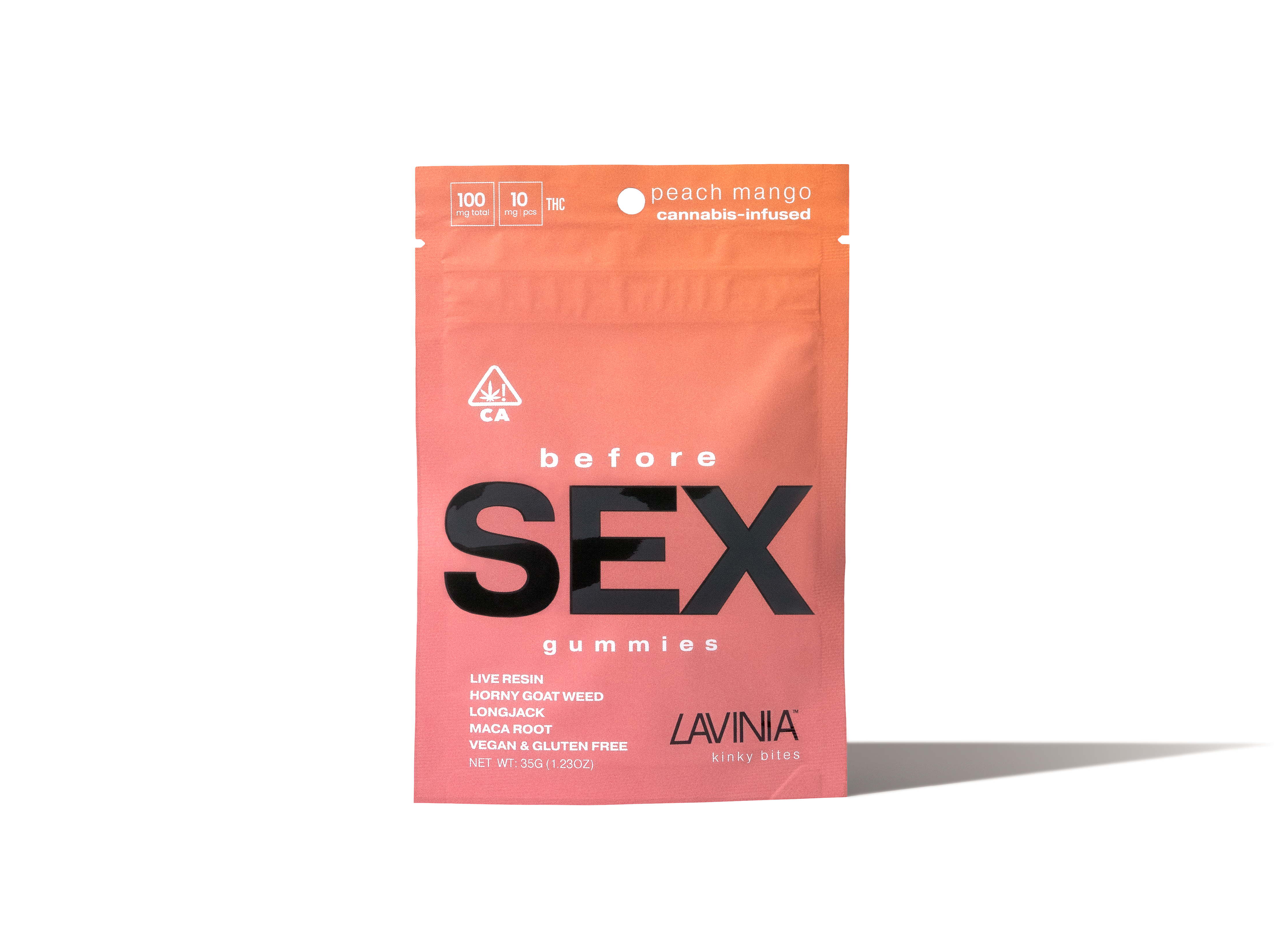 Photograph of product: 10PK - BEFORE SEX - ORANGE CREAMSICLE